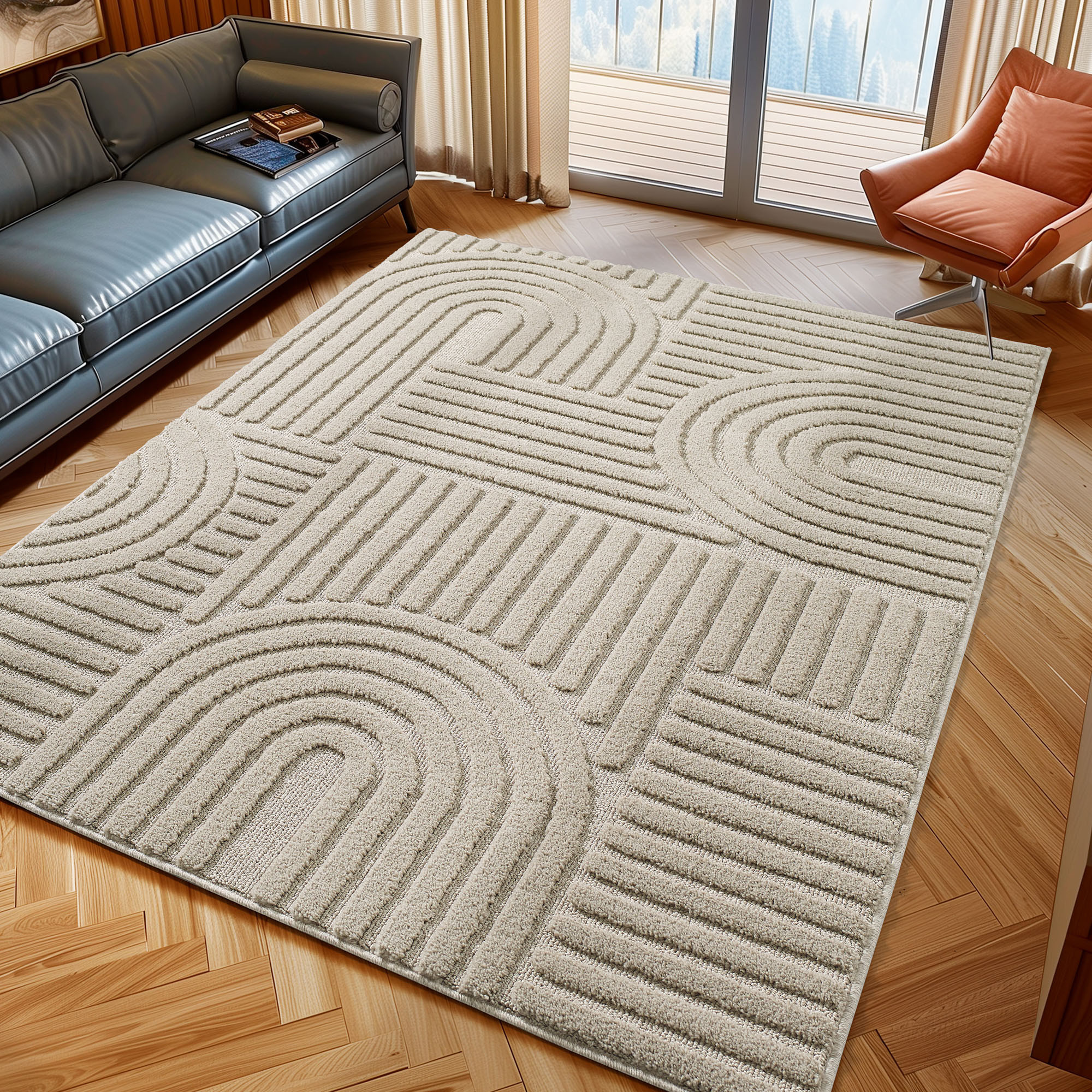 Kusový koberec Art 1121 Beige – pohled z galerie