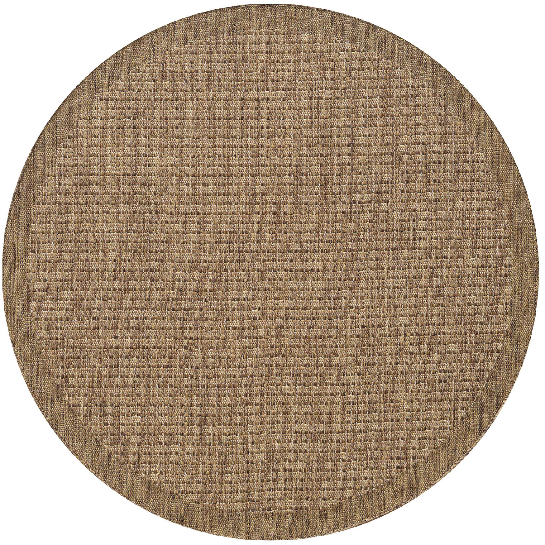 Kusový koberec Giza 1410 Brown kruh – celkový pohled