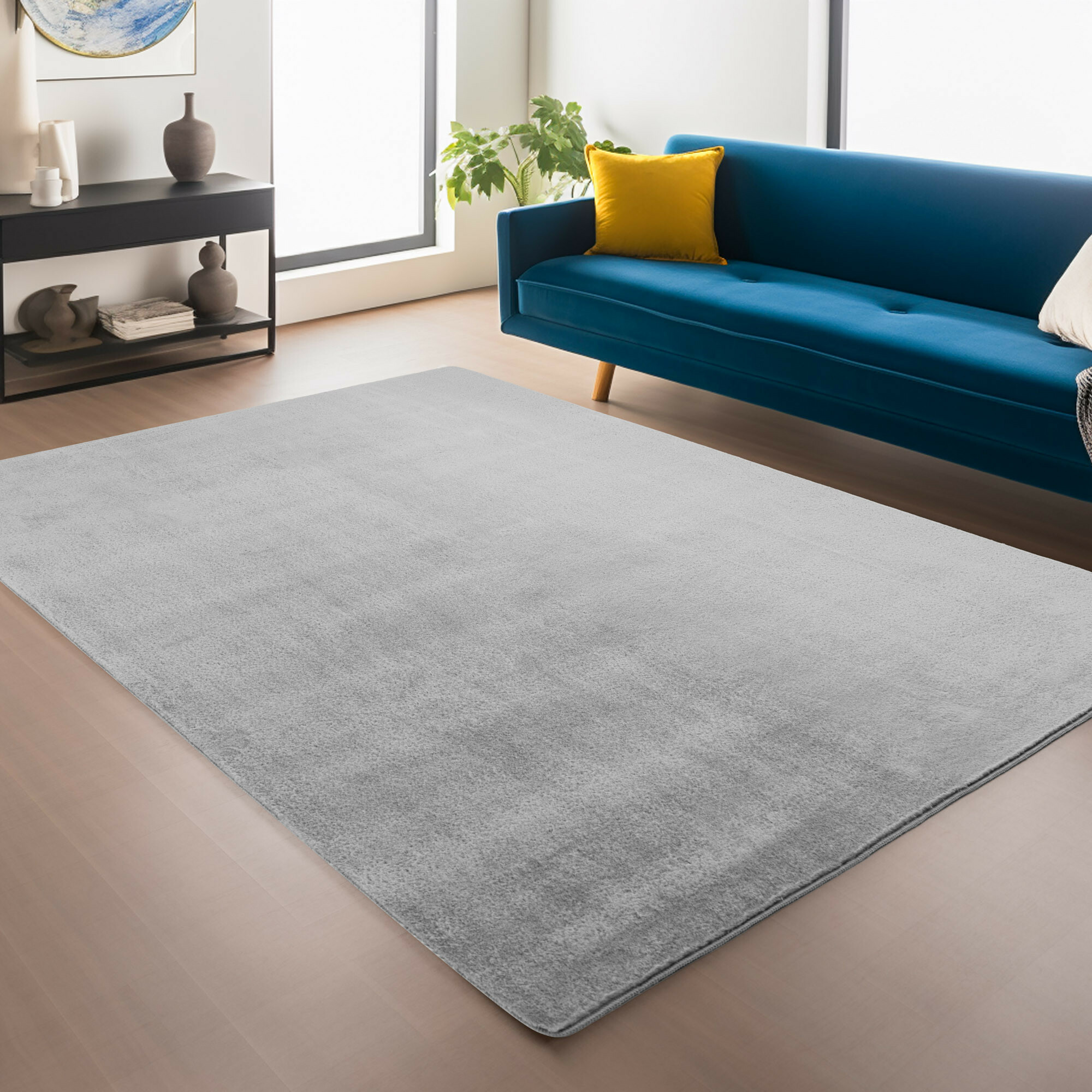 Kusový koberec Joy 1400 silver – pohled z galerie
