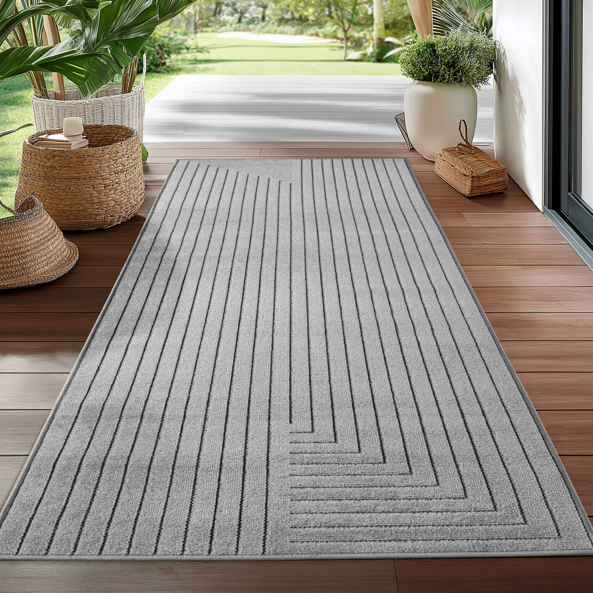 Kusový koberec Nova 1202 silver - na ven i na doma – pohled z galerie