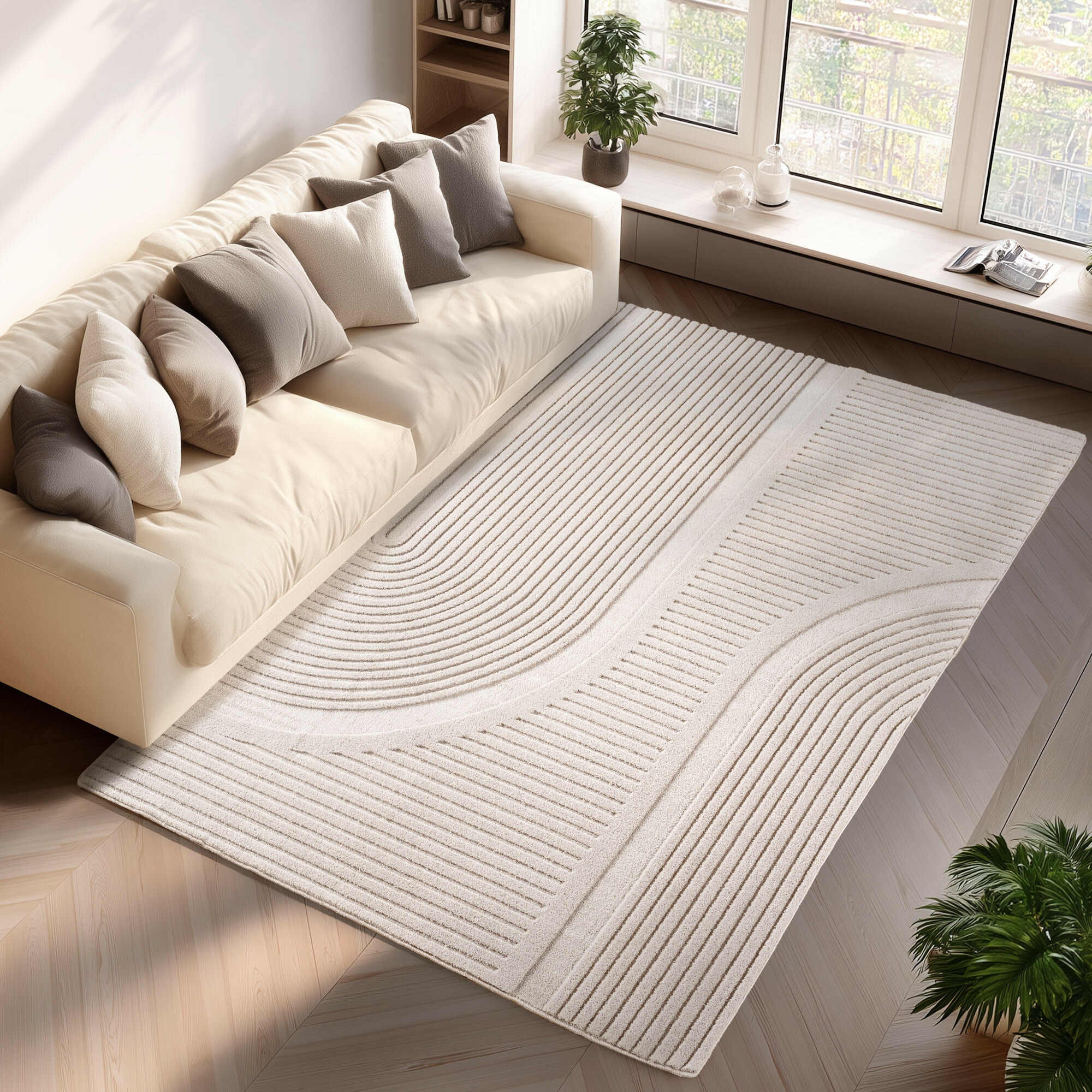 Kusový koberec Pompei 1612 cream – pohled z galerie