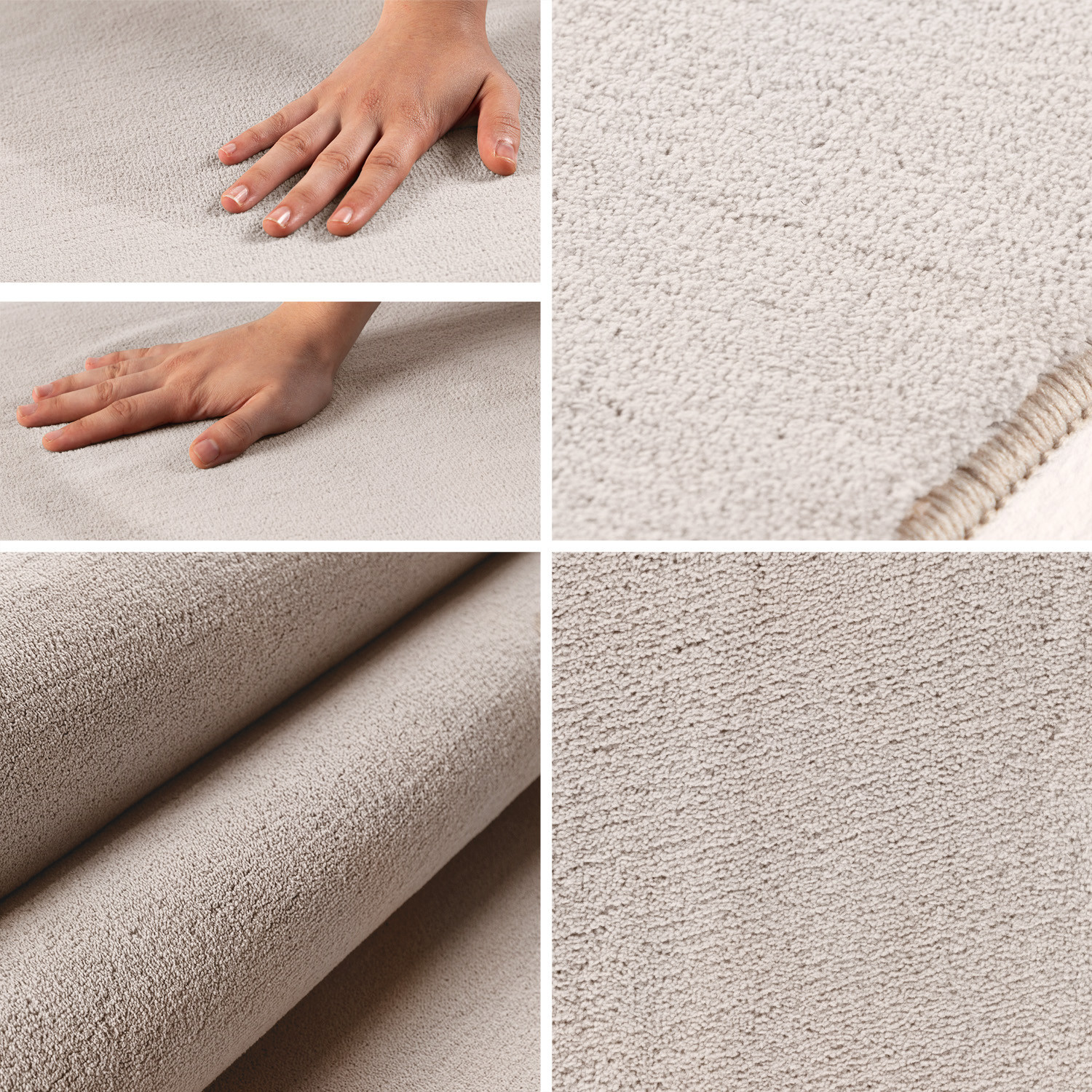 Kusový koberec Sky 5400 Cream kruh – detail z galerie