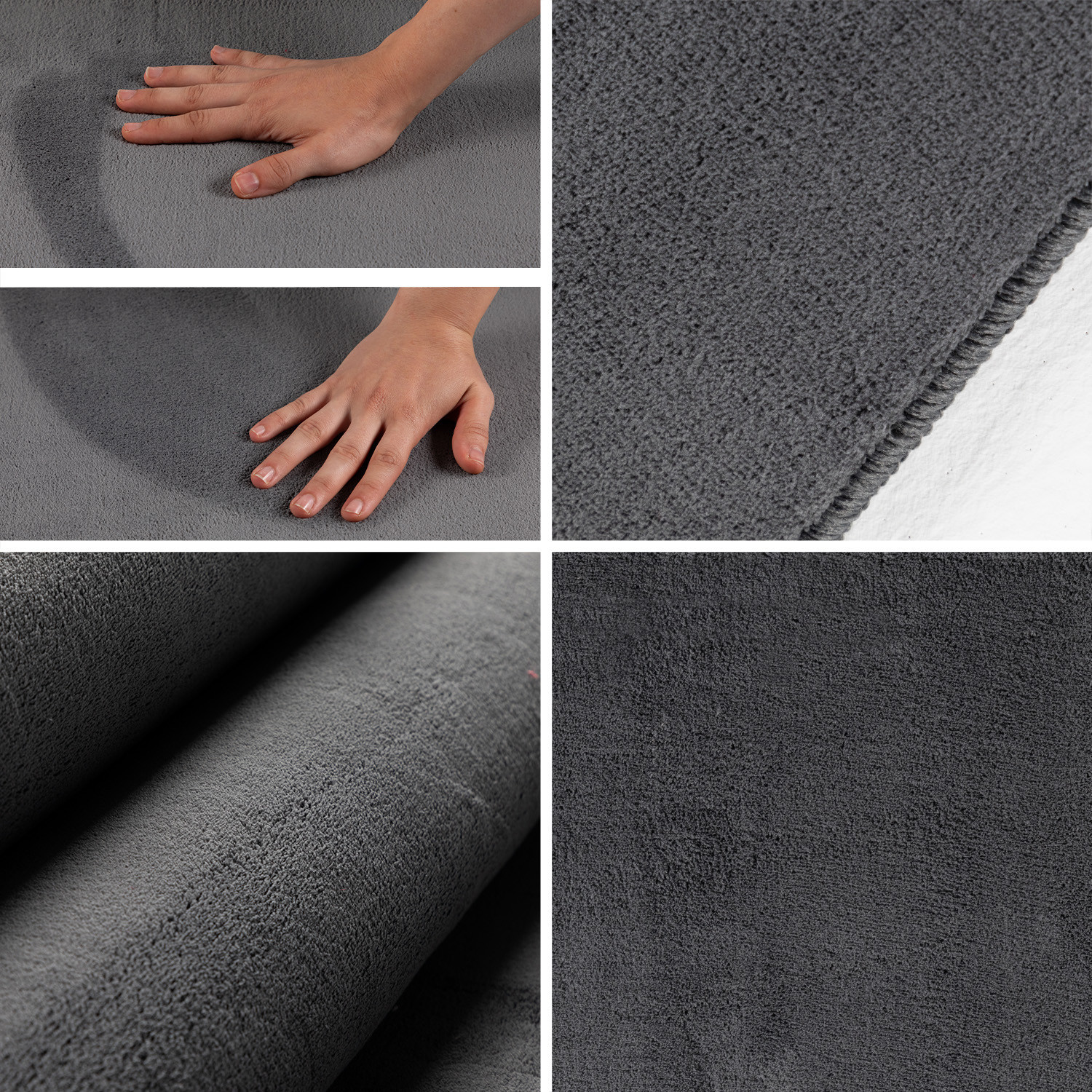 Kusový koberec Sky 5400 Grey kruh – detail z galerie
