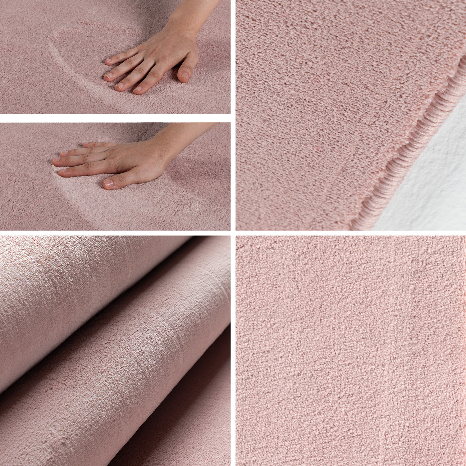 Kusový koberec Sky 5400 Rose kruh – detail z galerie