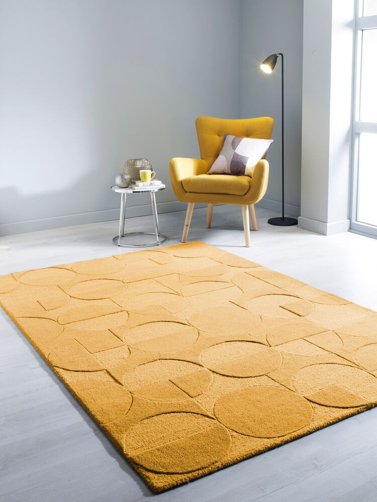 Kusový koberec Moderno Gigi Ochre – pohled z galerie