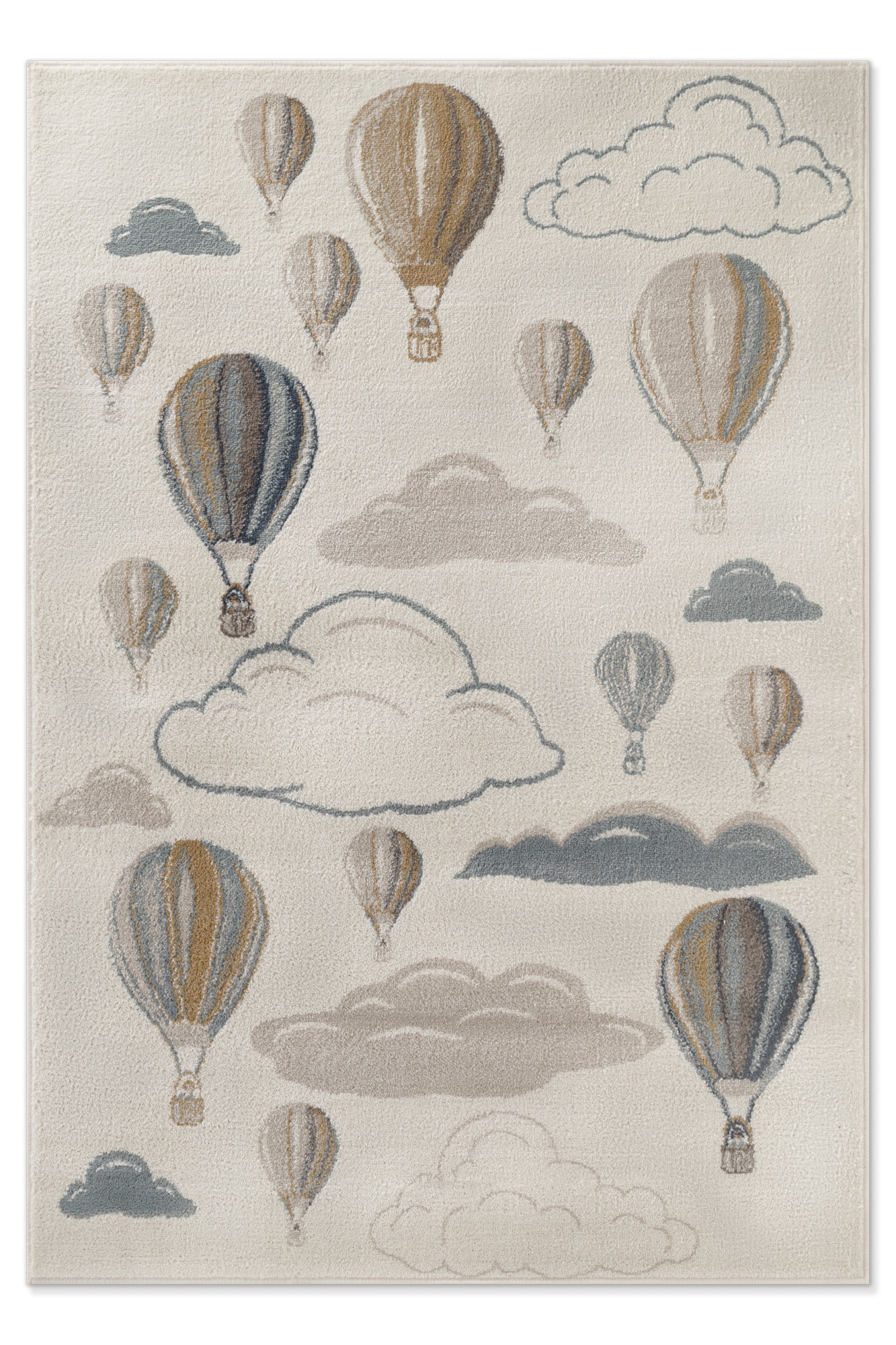 Dětský koberec Adventures 106209 Cream Multicolor – celkový pohled