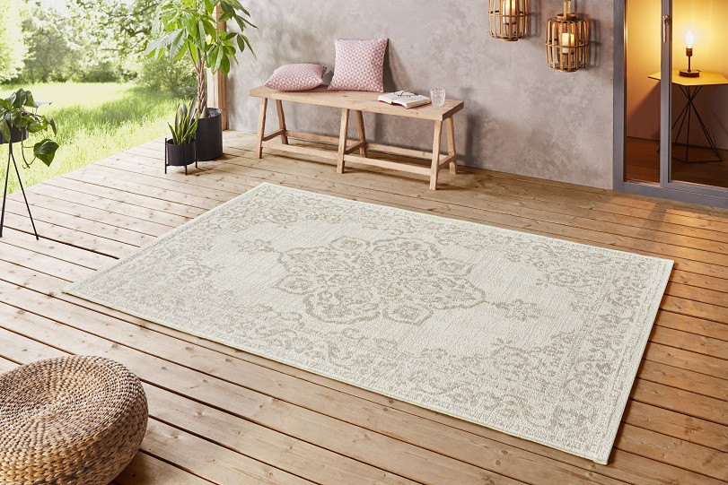 Kusový koberec Beach 103854 Cream/Beige – na ven i na doma – pohled z galerie