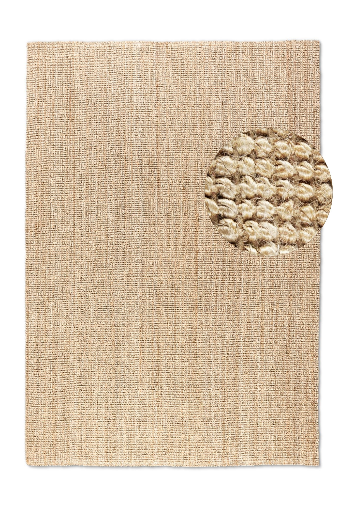 Kusový koberec Bouclé Jute 105974 Natural Golden – celkový pohled
