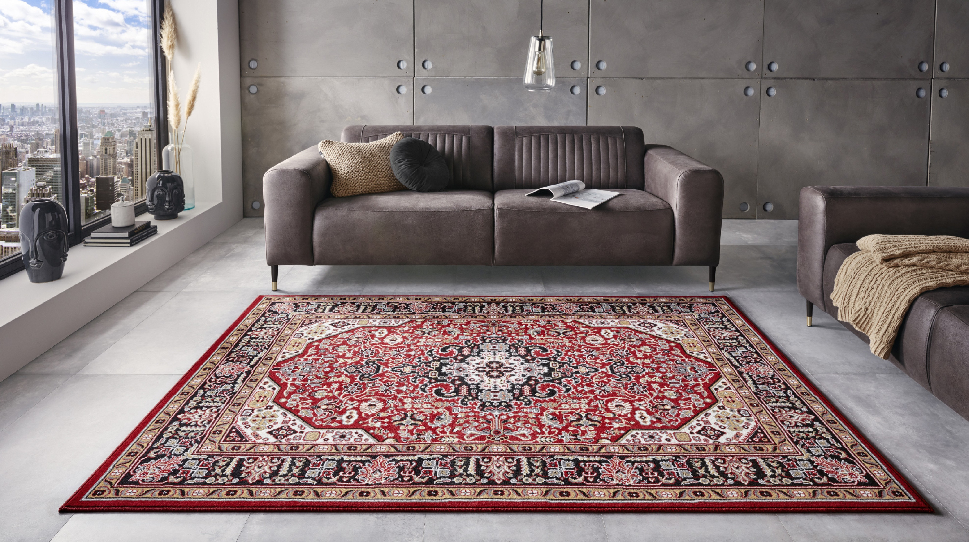 Kusový koberec Mirkan 104095 Red – pohled z galerie