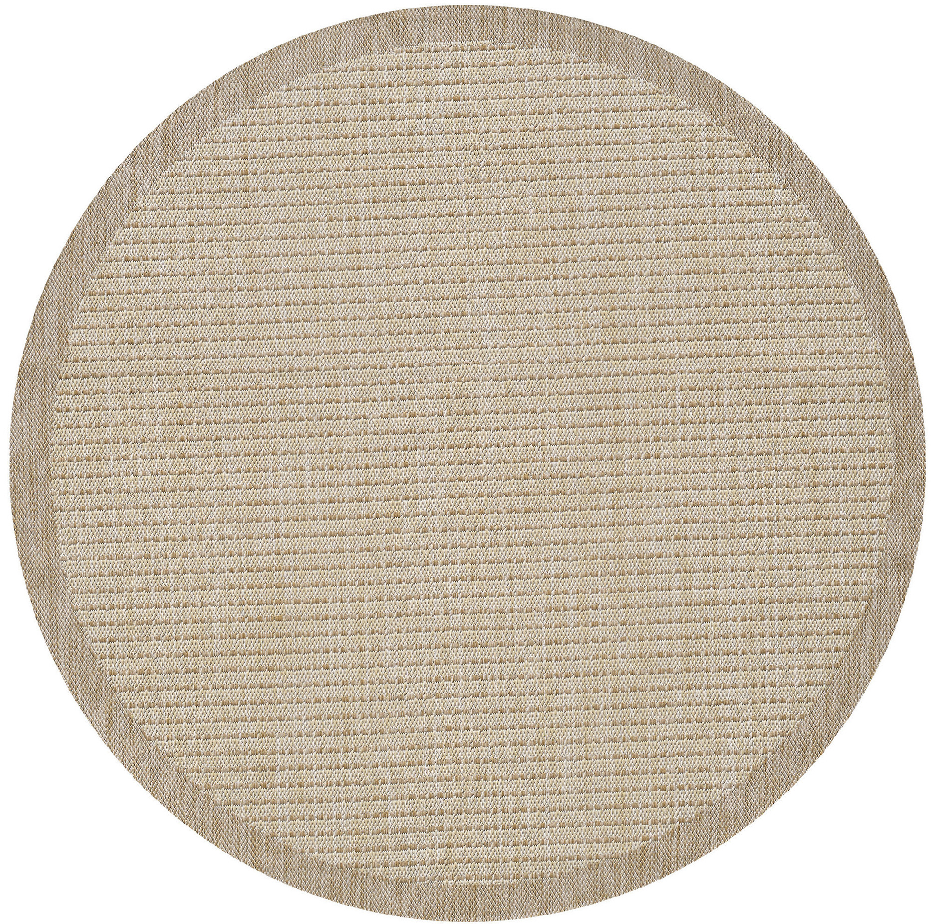 Kusový koberec Giza 1410 Beige kruh – celkový pohled