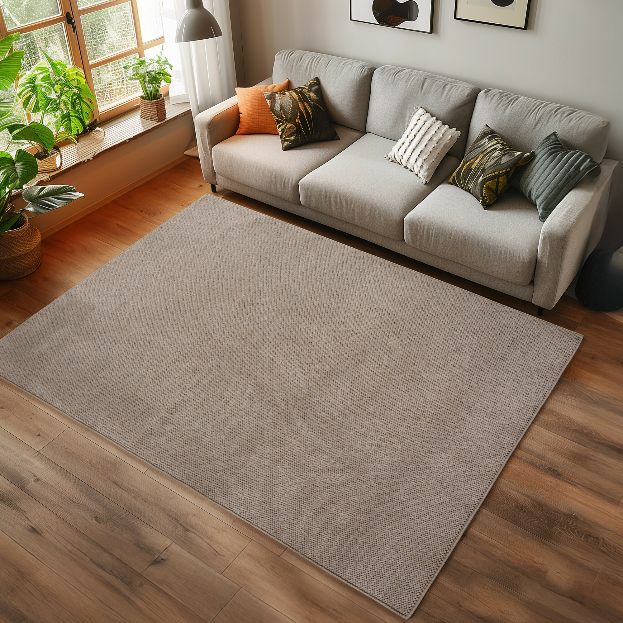 Kusový koberec Helix 2200 beige – pohled z galerie