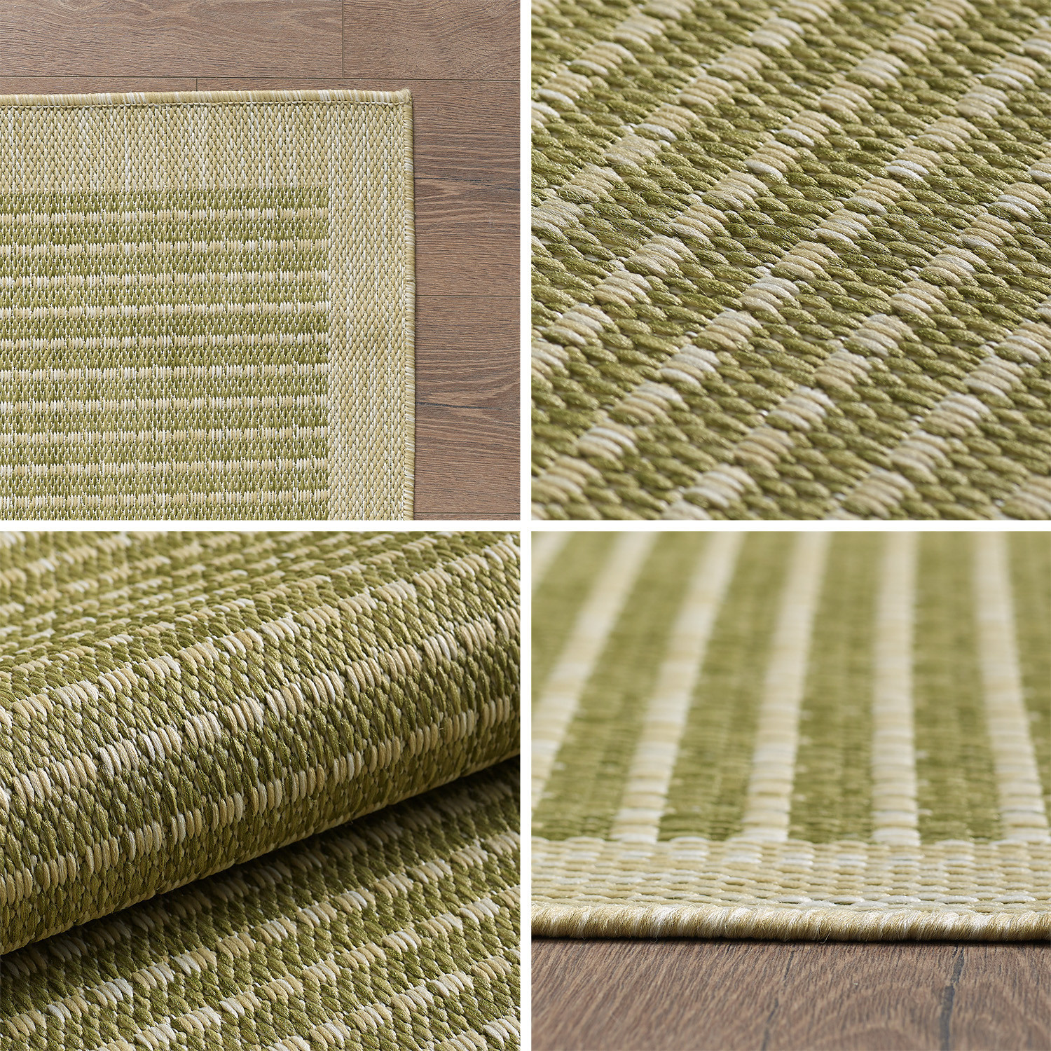 Kusový koberec Giza 1410 Green kruh – detail z galerie