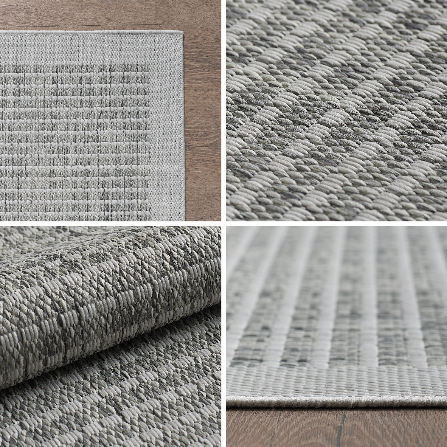 Kusový koberec Giza 1410 Grey kruh – detail z galerie