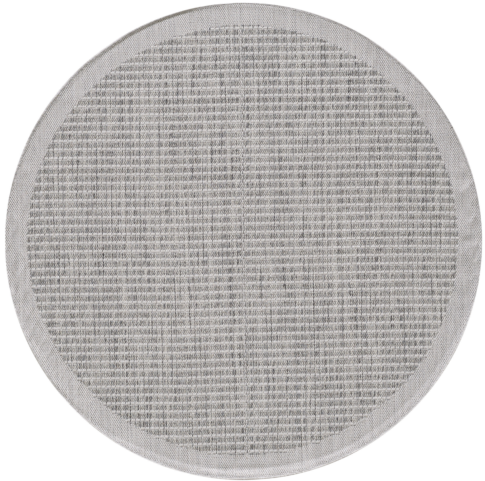 Kusový koberec Giza 1410 Grey kruh – celkový pohled