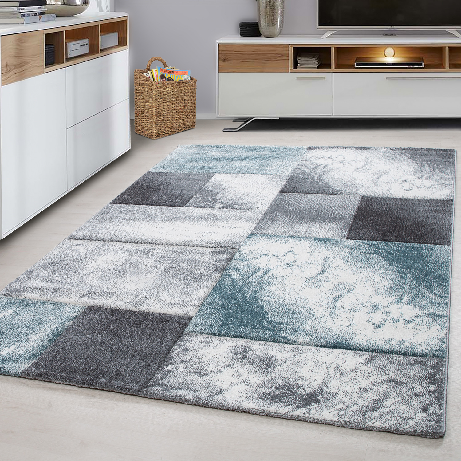 Kusový koberec Hawaii 1710 blue – pohled z galerie
