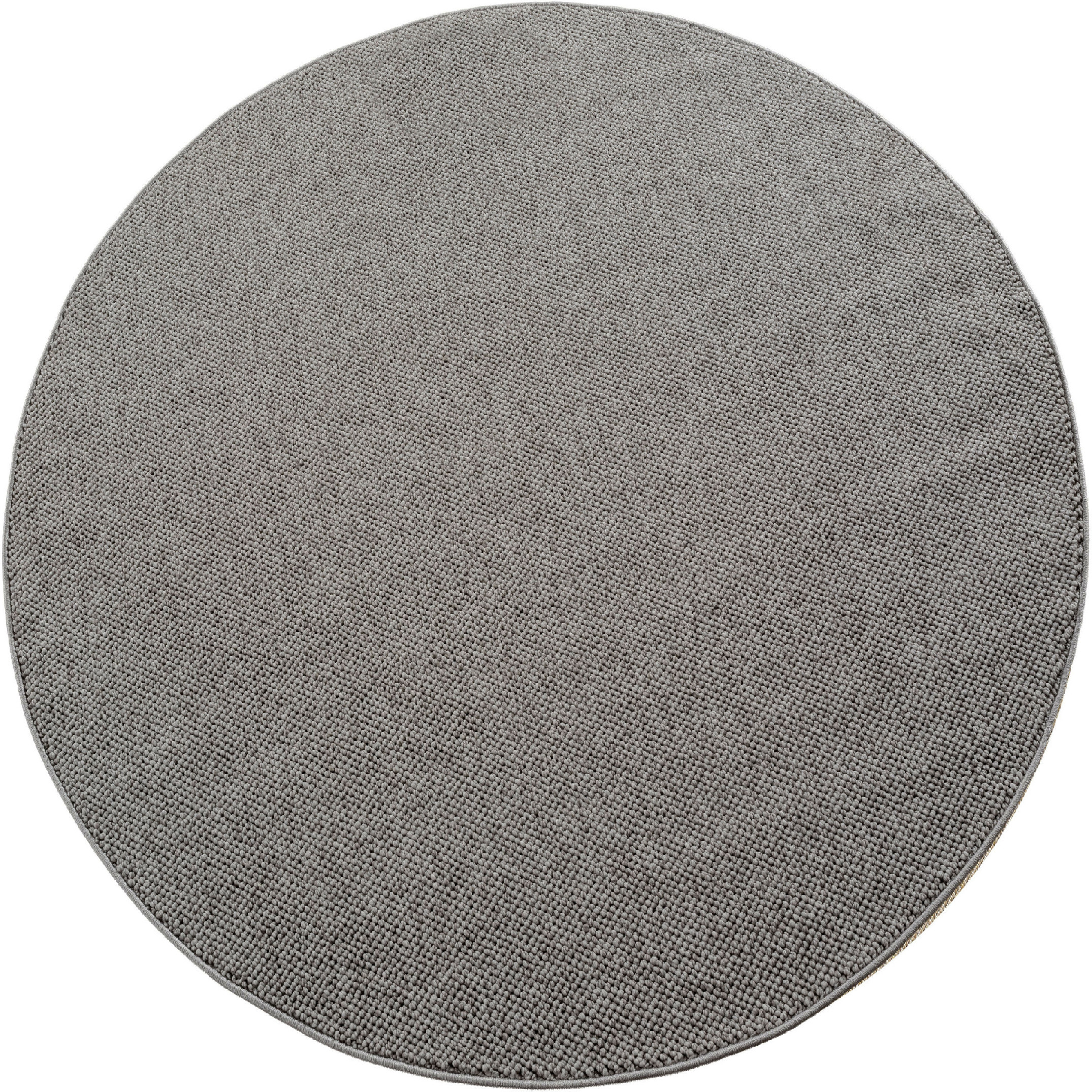Kusový koberec Helix 2200 silver kruh – celkový pohled