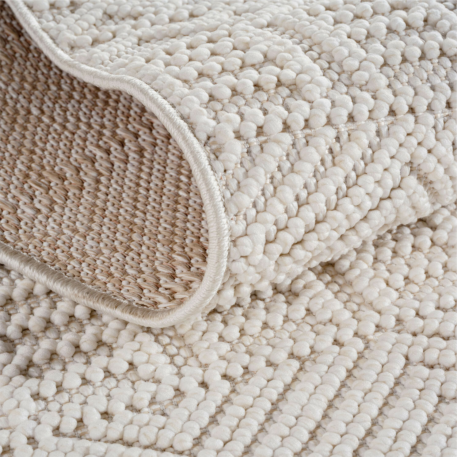 Kusový koberec Helix 2202 cream – pohled z galerie