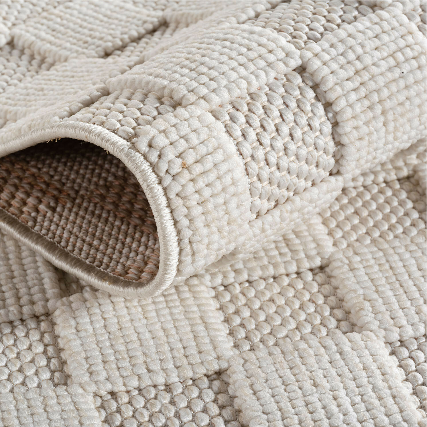 Kusový koberec Helix 2203 cream – pohled z galerie