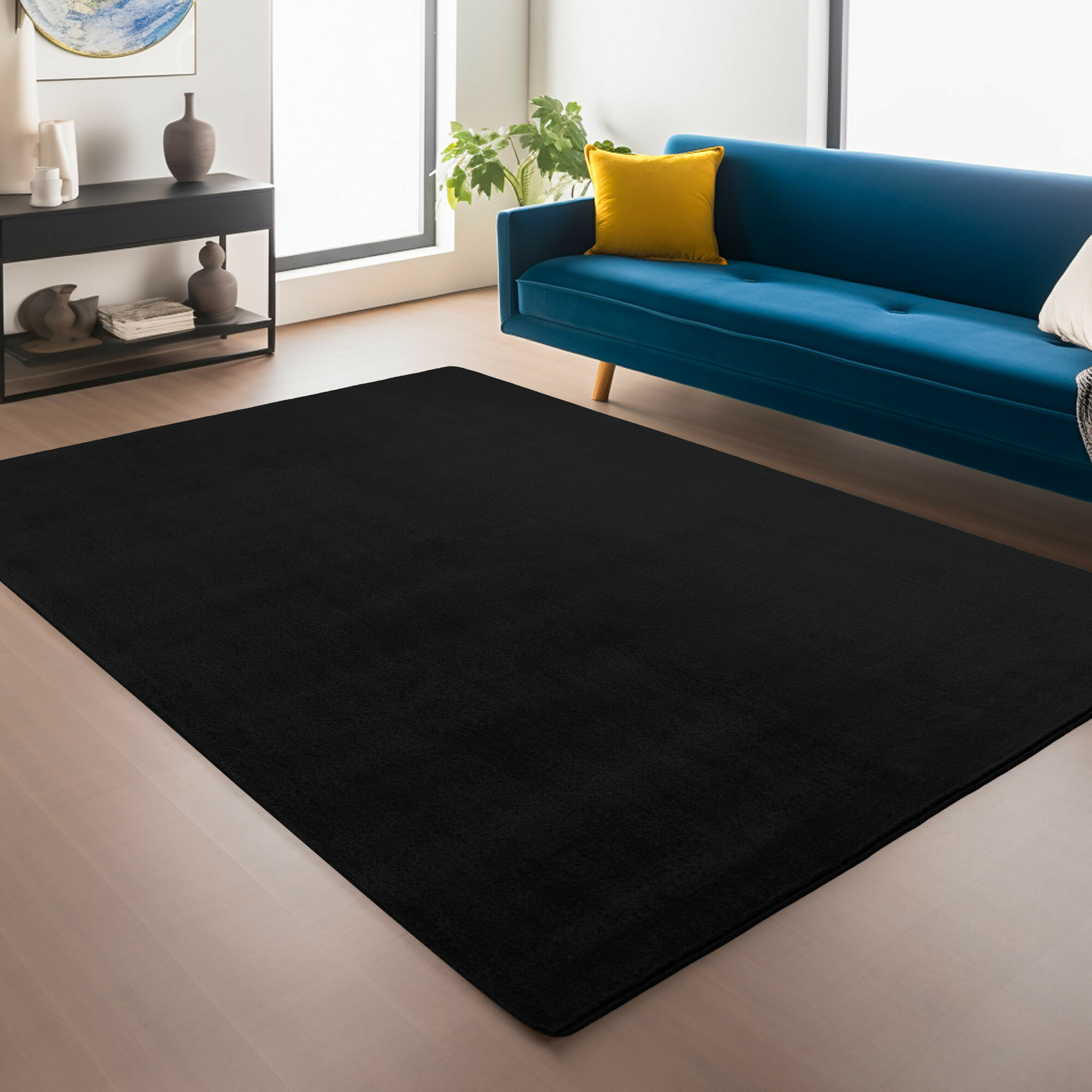Kusový koberec Joy 1400 black – pohled z galerie