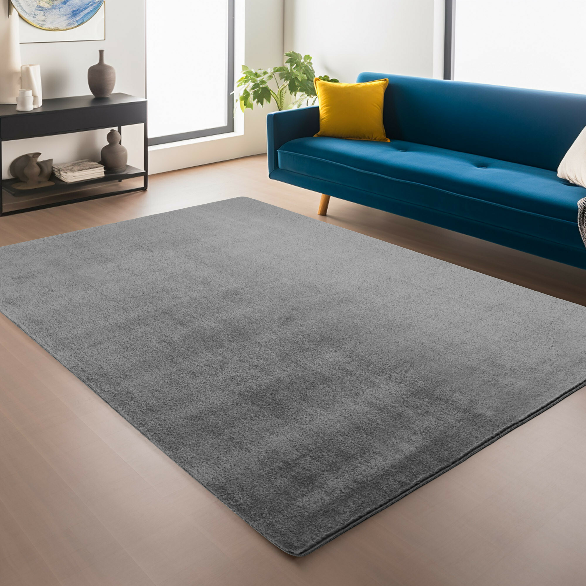 Kusový koberec Joy 1400 grey – pohled z galerie