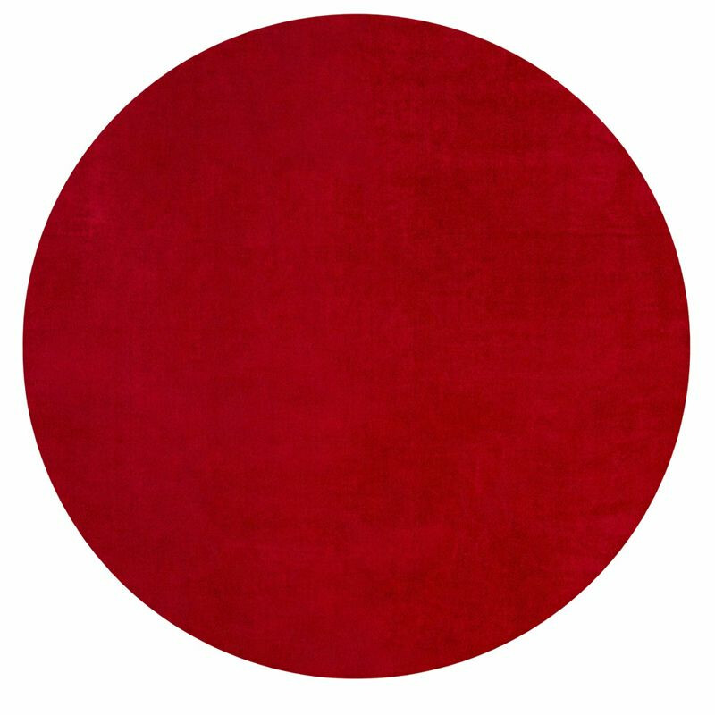 Kusový koberec Joy 1400 red kruh – celkový pohled