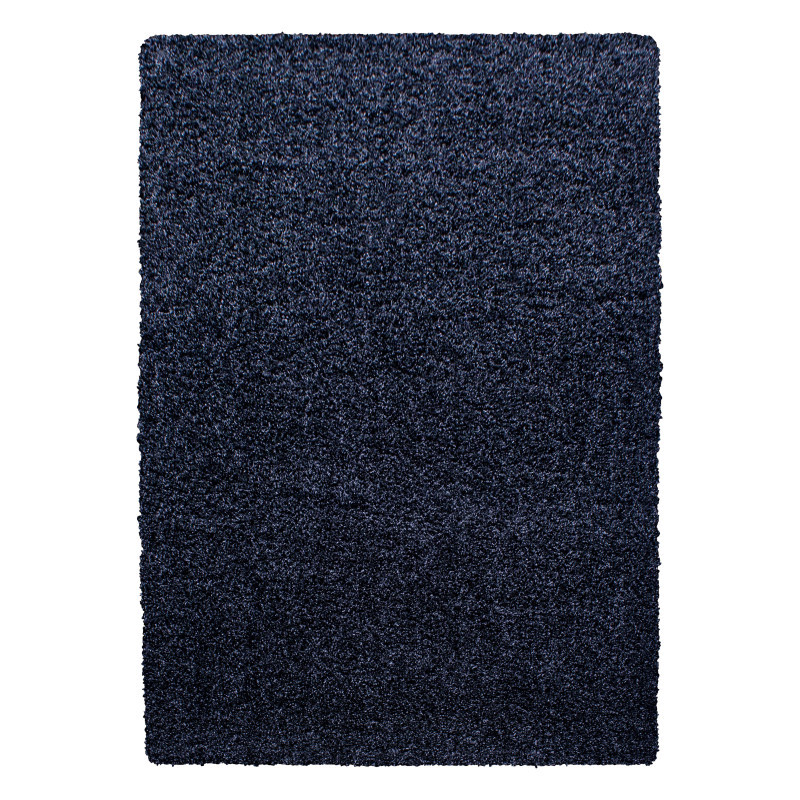 Kusový koberec Life Shaggy 1500 navy – celkový pohled