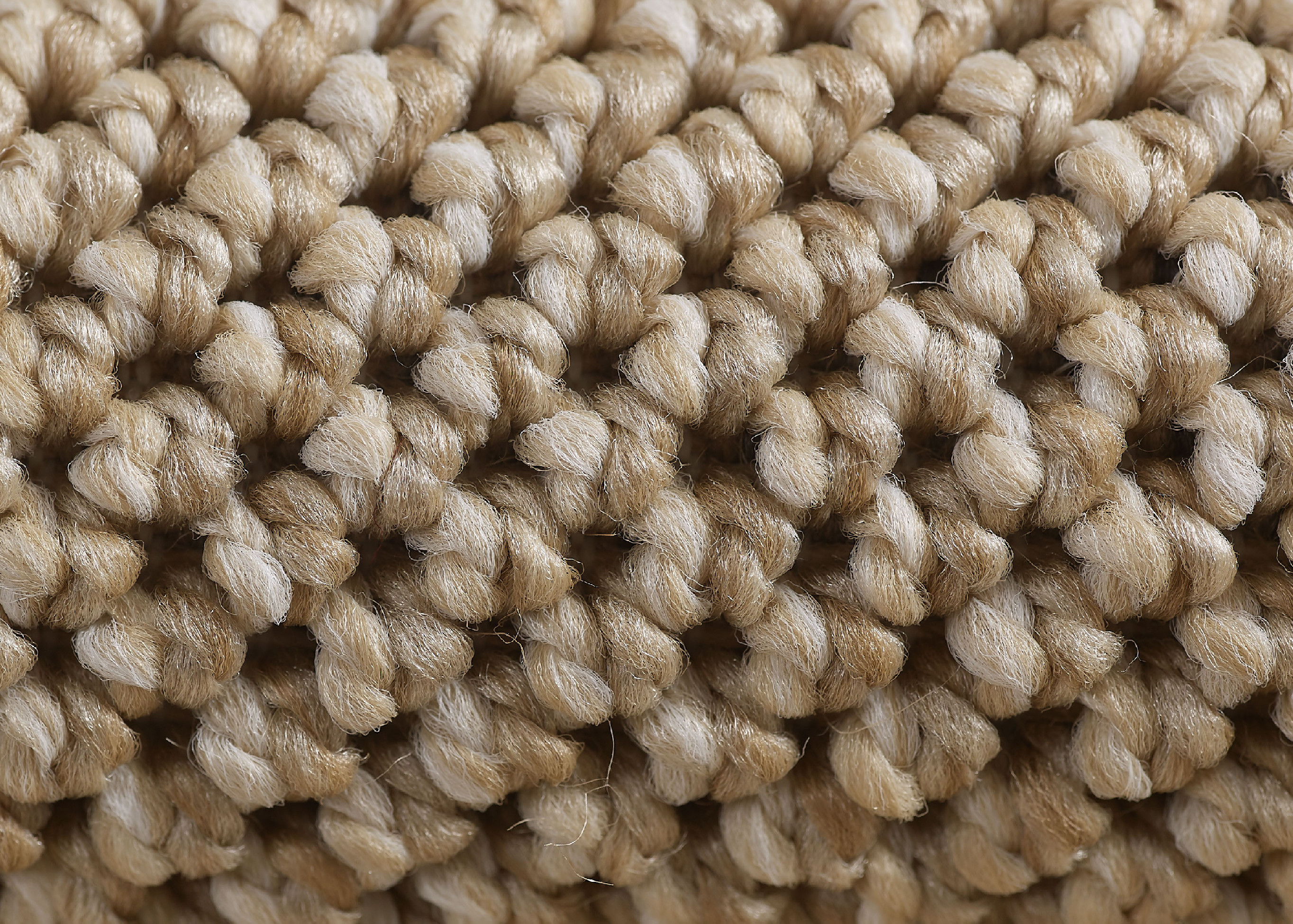 Kusový koberec Loom 4300 Beige kruh – detail z galerie