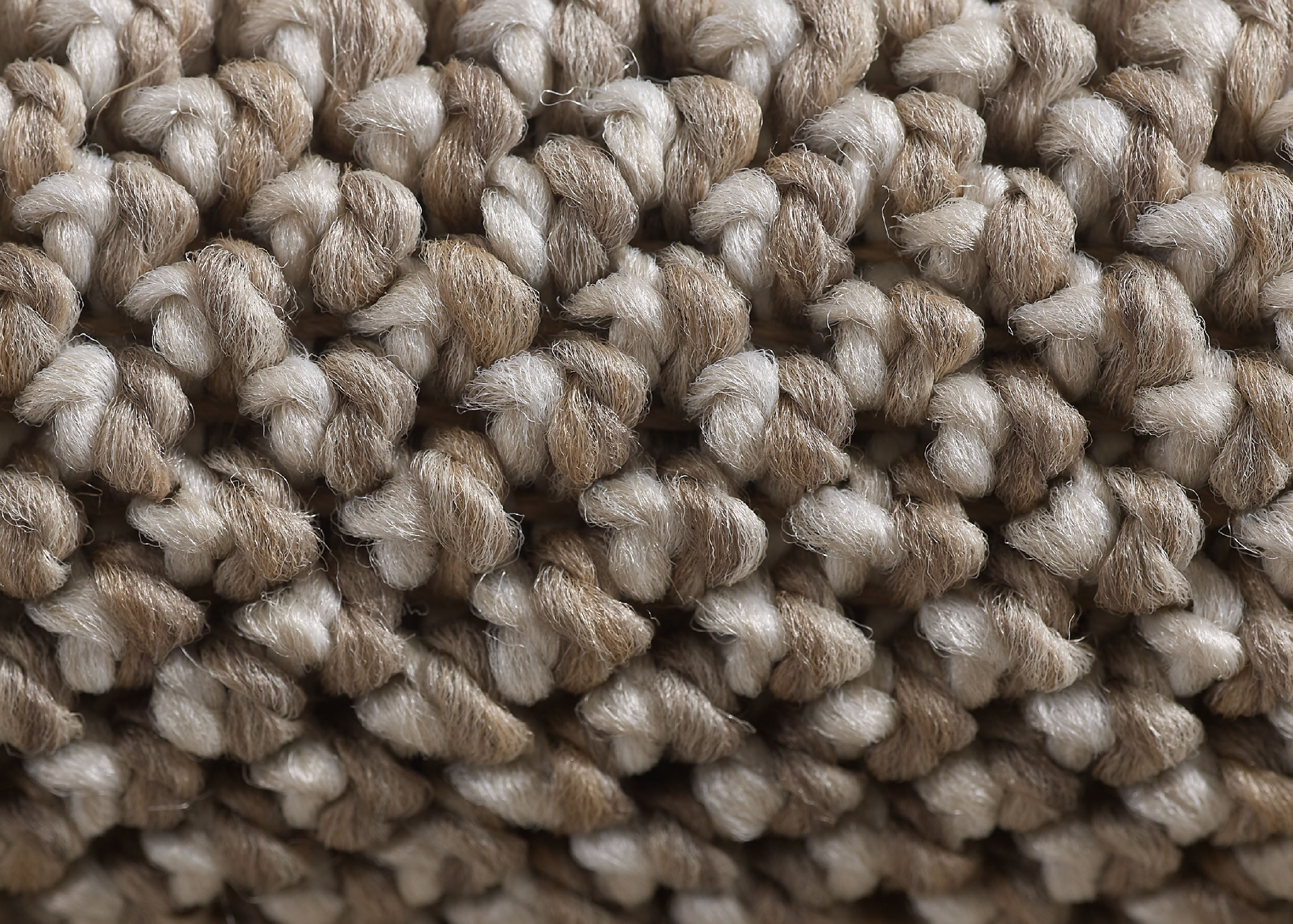 Kusový koberec Loom 4300 Brown kruh – detail z galerie