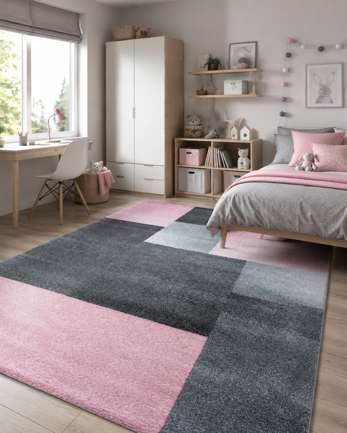 Kusový koberec Lucca 1810 pink – pohled z galerie