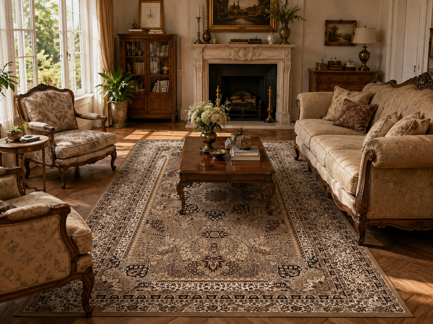 Kusový koberec Marrakesh 207 beige – pohled z galerie