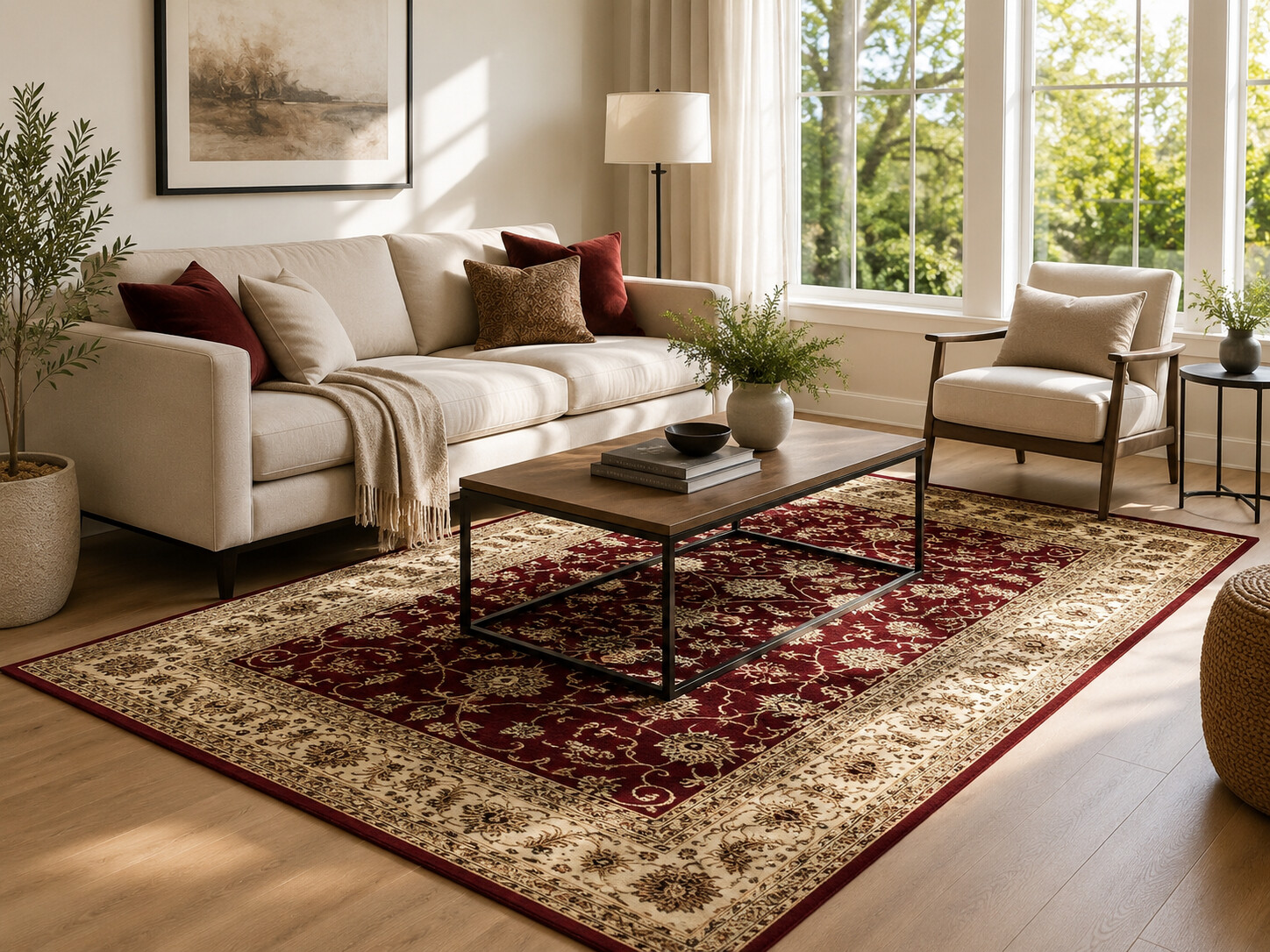 Kusový koberec Marrakesh 210 red – pohled z galerie