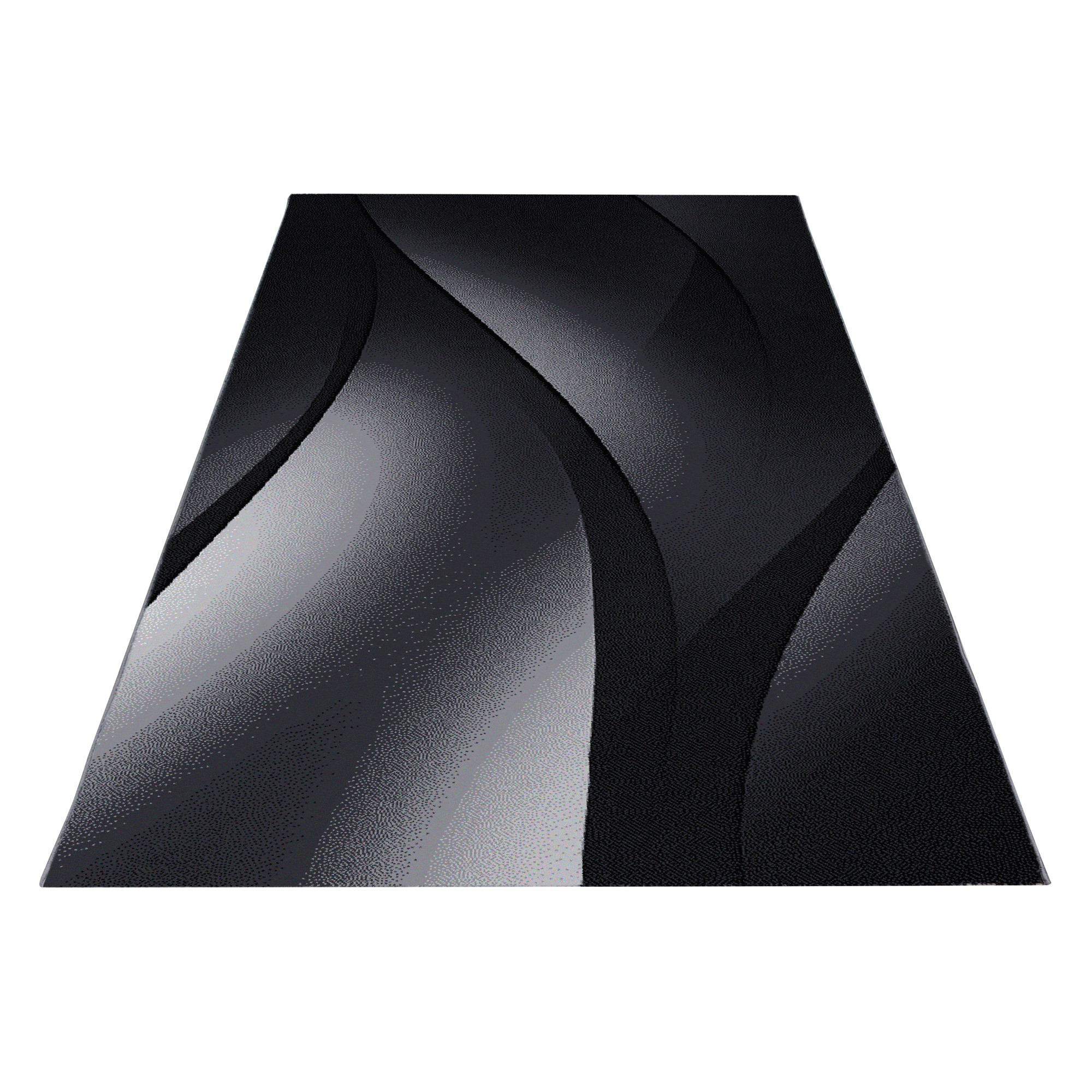 Kusový koberec Plus 8010 black – detail z galerie