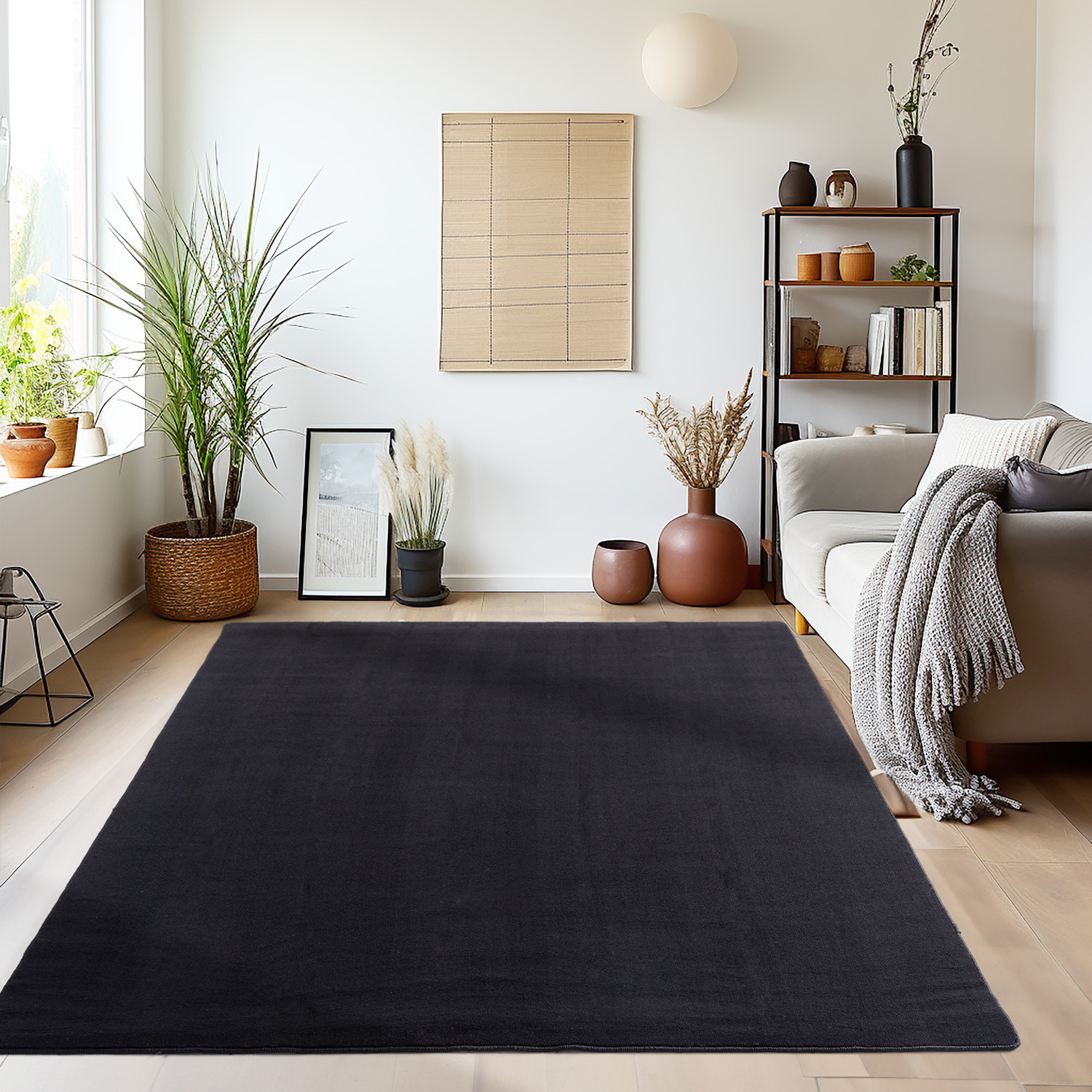 Kusový koberec Sky 5400 Black – pohled z galerie