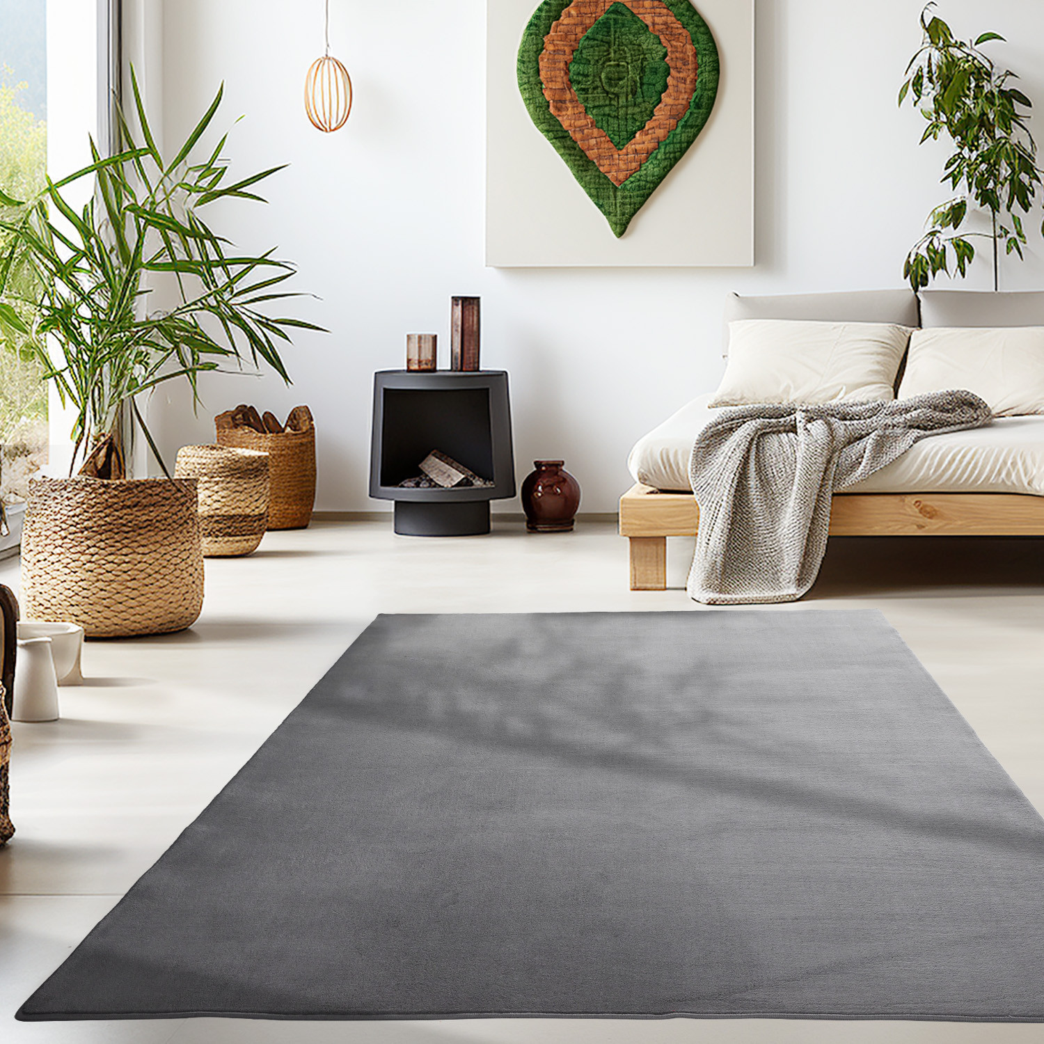 Kusový koberec Sky 5400 Grey – pohled z galerie