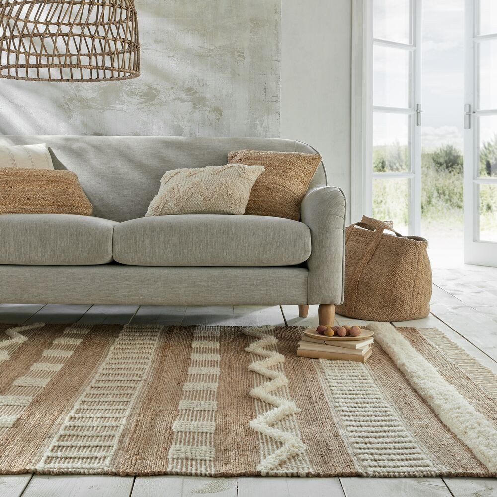 Kusový koberec Jubilant Medina Jute Natural/Ivory – pohled z galerie