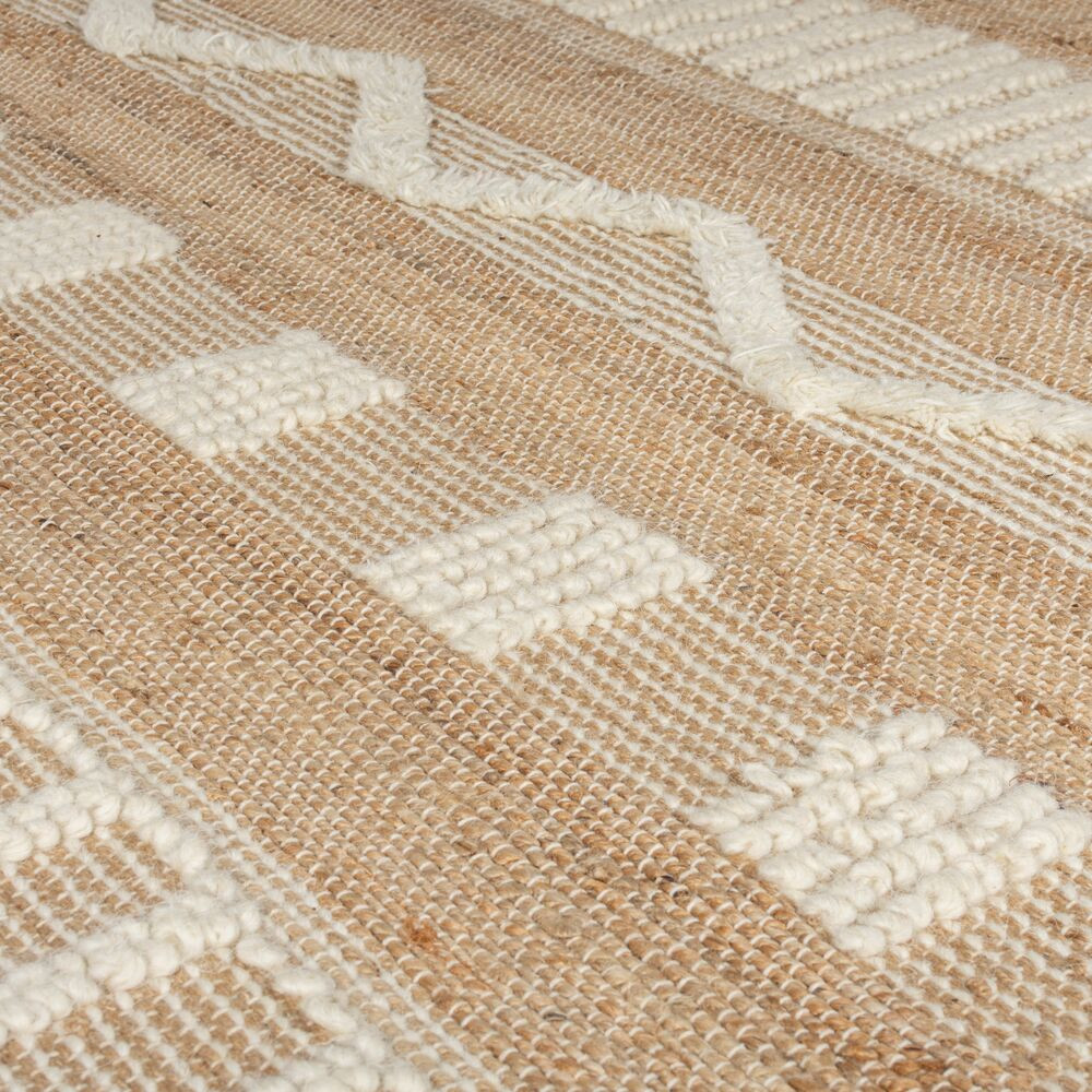 Kusový koberec Jubilant Medina Jute Natural/Ivory – detail z galerie