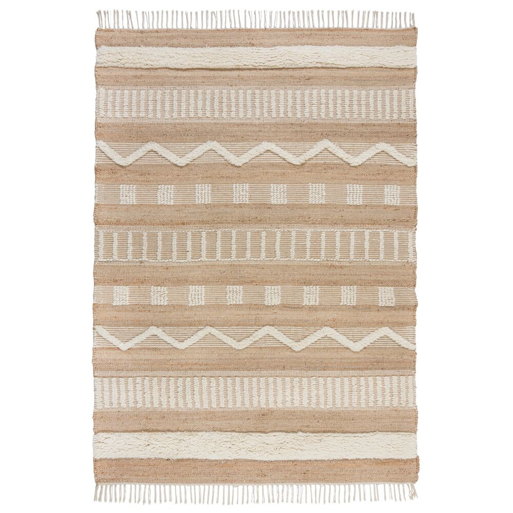 Kusový koberec Jubilant Medina Jute Natural/Ivory – celkový pohled