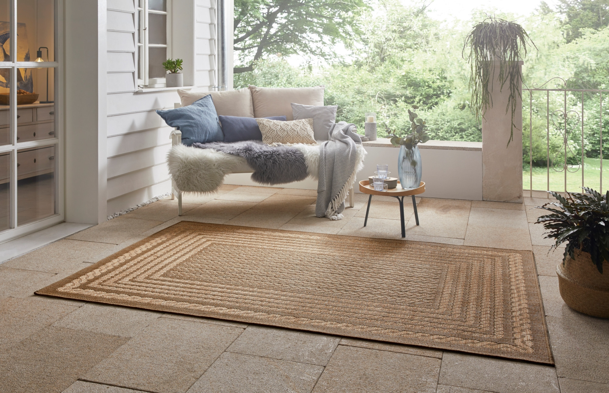 Kusový koberec Forest 103992 Beige/Brown – na ven i na doma – pohled z galerie