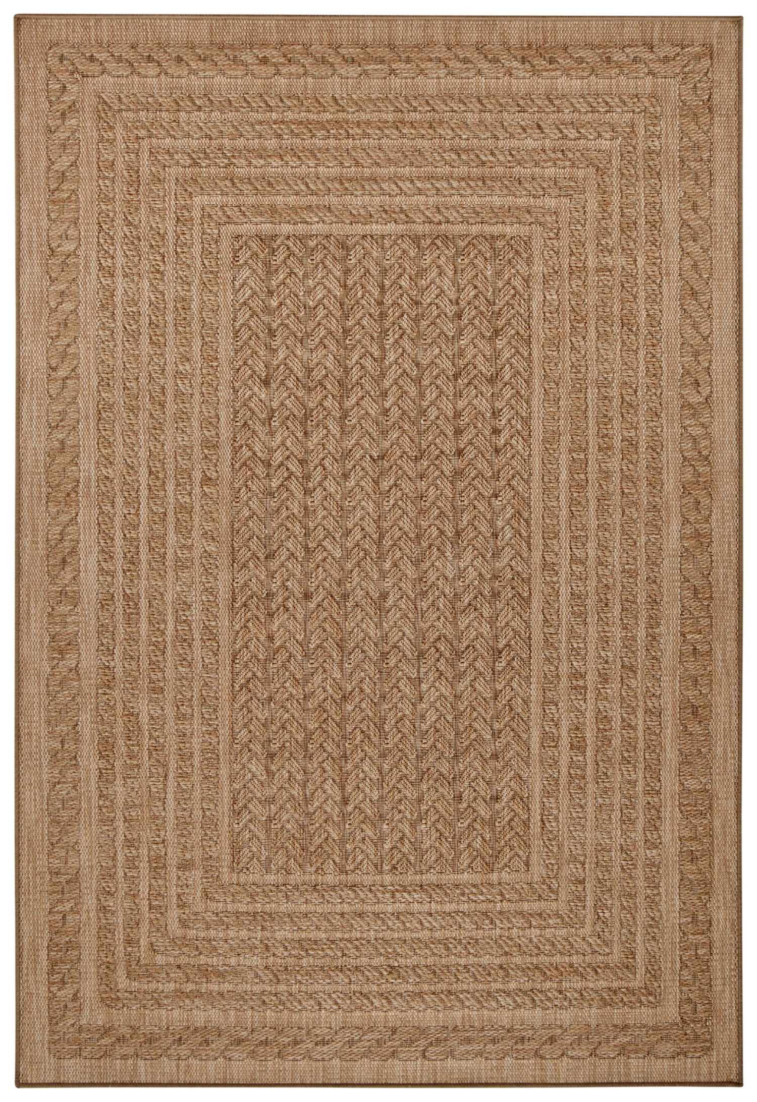 Kusový koberec Forest 103992 Beige/Brown – na ven i na doma – celkový pohled
