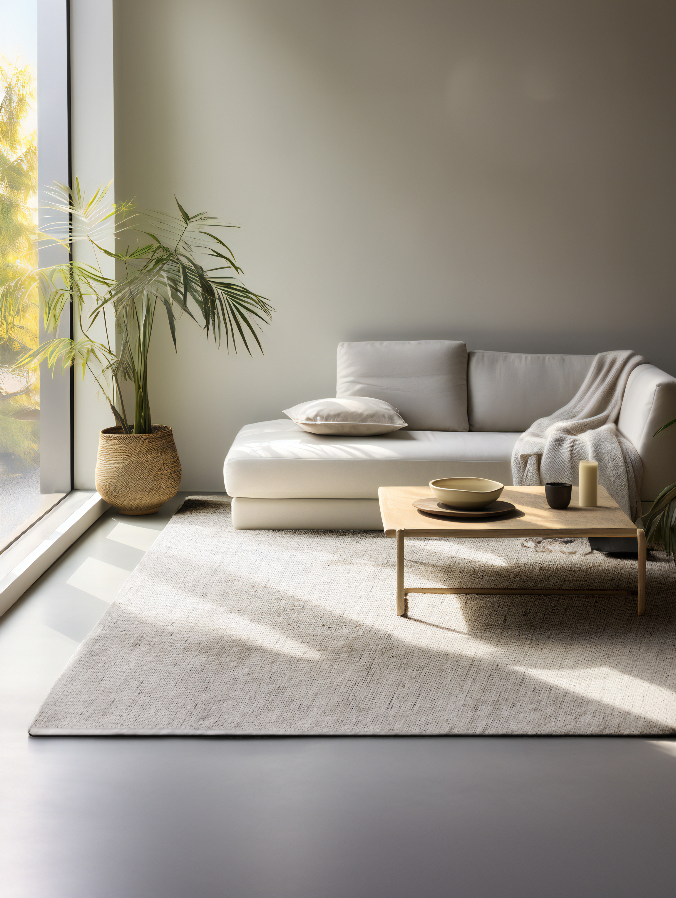 Kusový koberec Handloom 105960 Dhaka Ivory White – pohled z galerie