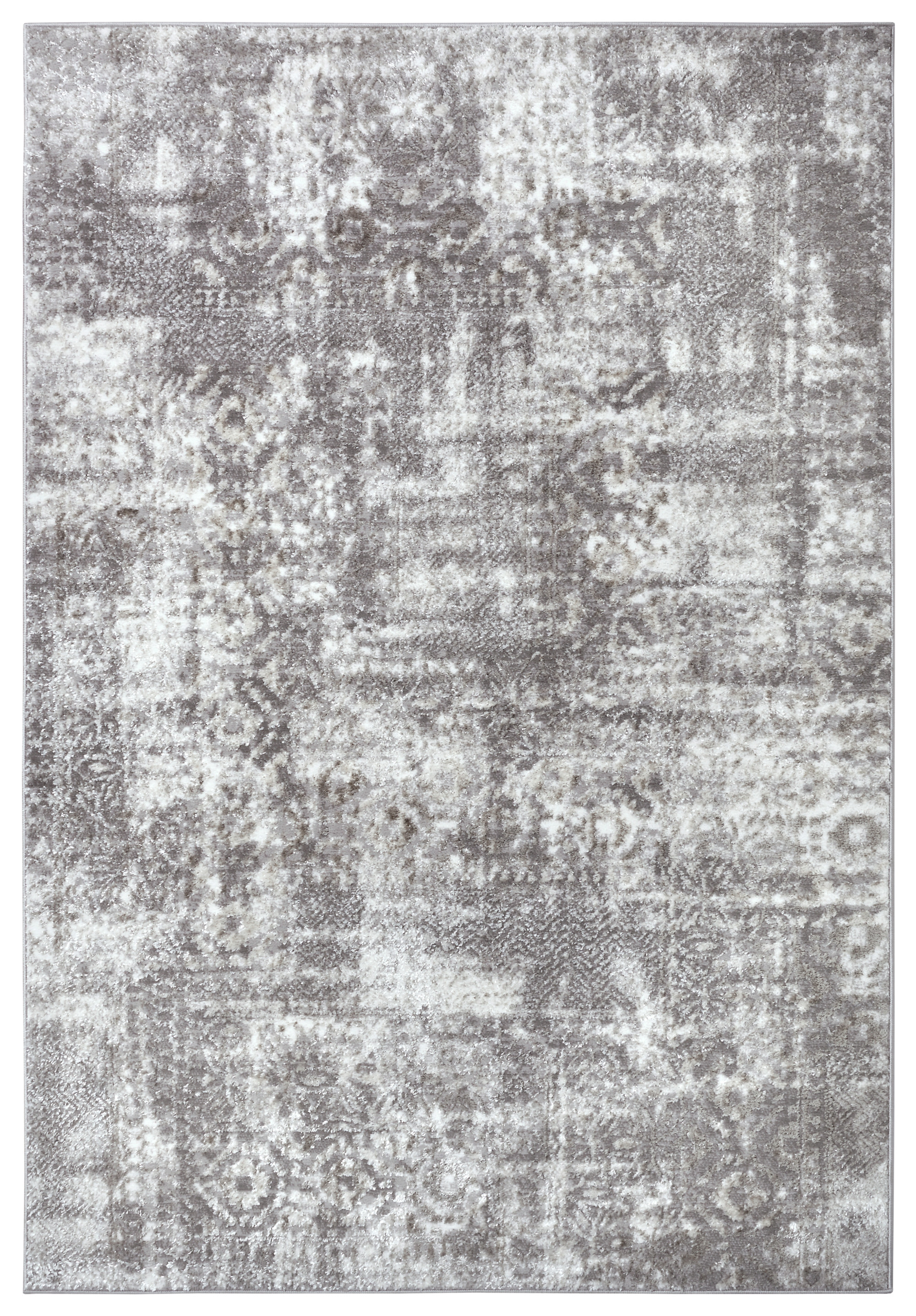 Kusový koberec Shine 105923 Style Grey Beige – celkový pohled